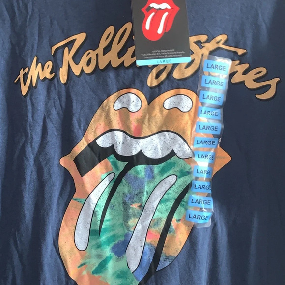 womens size large rolling stones NWT graphic t - Picture 2 of 3